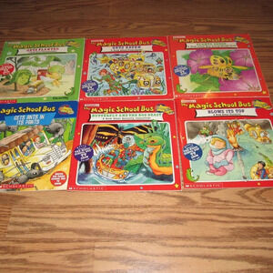 THE MAGIC SCHOOL BUS Set 6 Children’s books~SCIENCE FUN (2nd Grade)